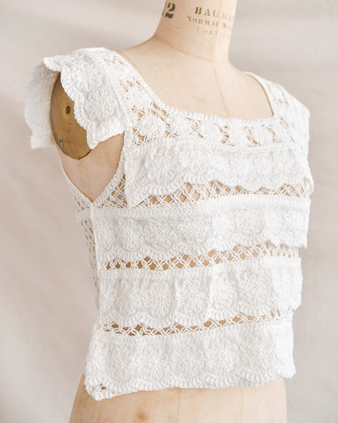 Summer of '69 Crochet Top-Adored Vintage
